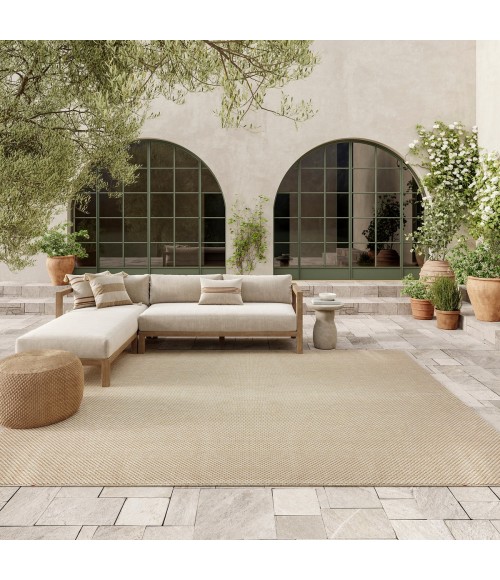 Nourison Tulum Cream TLM03 8 ft. X 10 ft. Rect. Rug