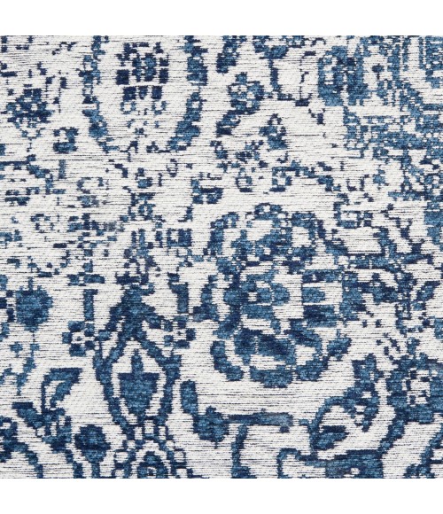 Nourison Damask Iory Navy DAS06 4 ft. x Round Rug