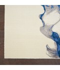 Nourison Twilight Area Rug TWI27 Ivory/Blue 5'6" x 8'