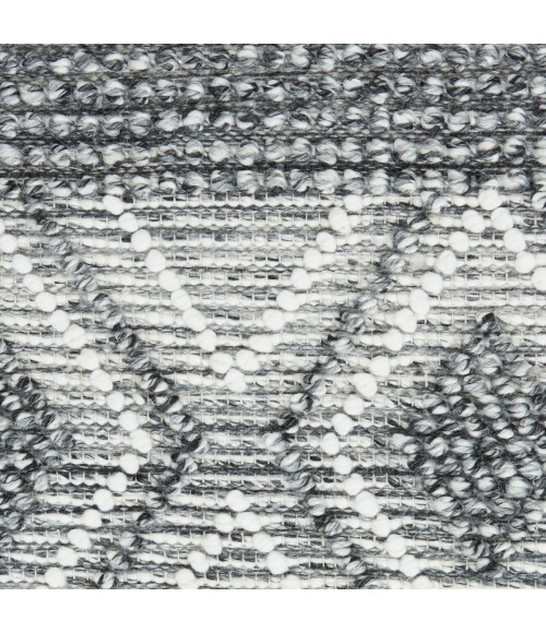 Nicole Curtis Machine Washable Series 3 Area Rug SR303 Black 4' x 6'