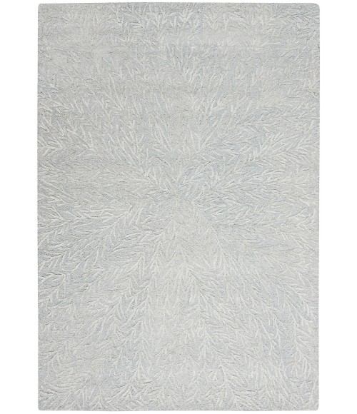Michael Amini Ma30 Star Area Rug SMR03 Light Blue 4' x 6'