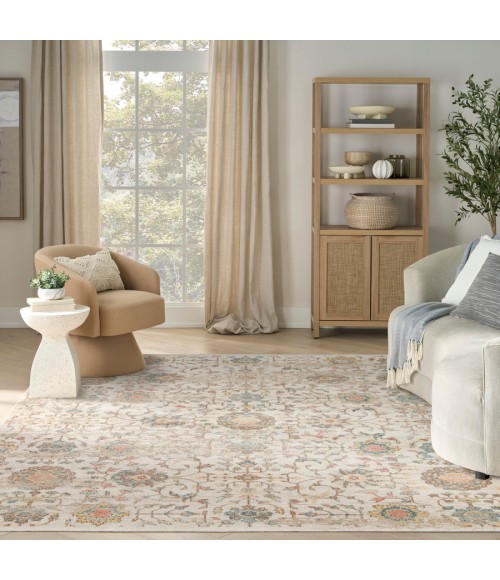 Nourison Home Washable Decor Beige WSD14 9 ft. X 12 ft. Rectangle Rug