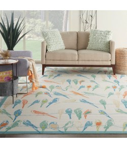 Nourison Wav01/Sun & Shade - Snd52 Multicolor Area Rug 10 ft. X 13 ft. Rectangle