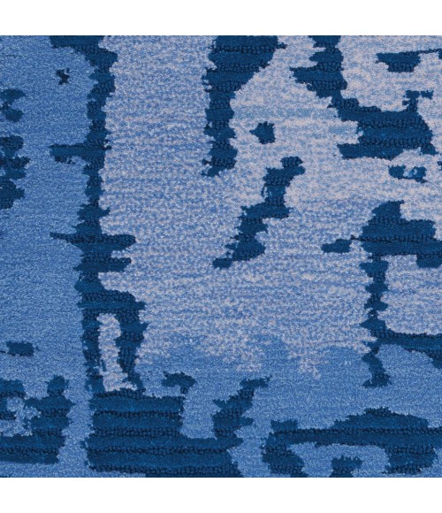 Nourison Symmetry Area Rug SMM02-Navy Blue