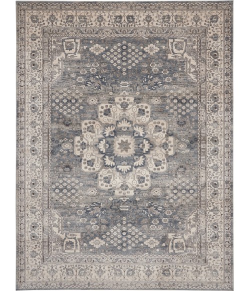 Nourison Quarry Grey/Ivory QUA07 7 ft. X 10 ft. Rect. Rug