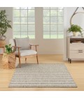 Nourison Positano Grey Ivory POS03 4 ft. X 6 ft. Rect. Rug