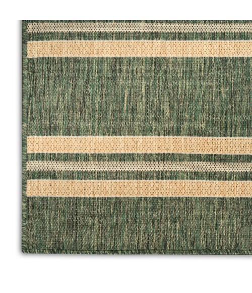 Nourison Horizon Indoor/Outdoor Green HOZ05 6 ft. x 9 ft. Rect. Rug