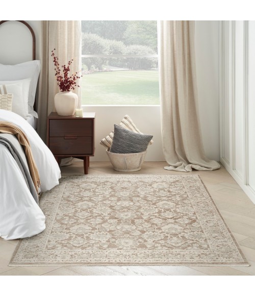 Nourison Shadows Ivory Mocha SHW03 4 ft. X 6 ft. Rect. Rug
