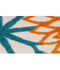 Nourison Aloha Turquoise Multicolor ALH05 9 ft. 6 in. X 13 ft. Rectangle Rug