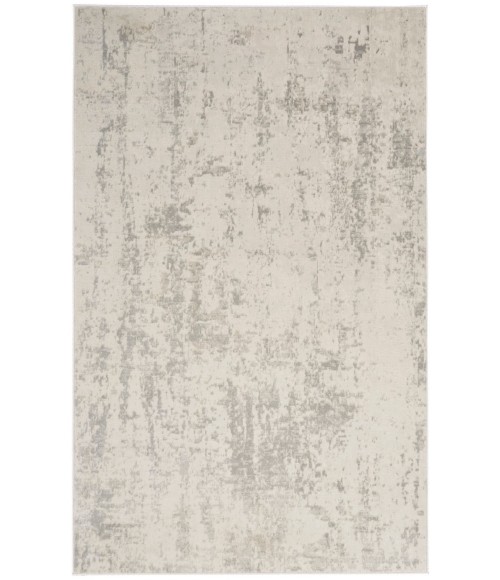 Nourison Concerto Cream Grey CNC01 3 ft. 9 in. X 5 ft. 9 in. Rect. Rug