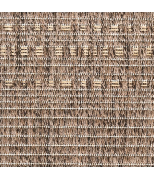 Nourison Tulum Brown TLM01 10 ft. X 14 ft. Rect. Rug