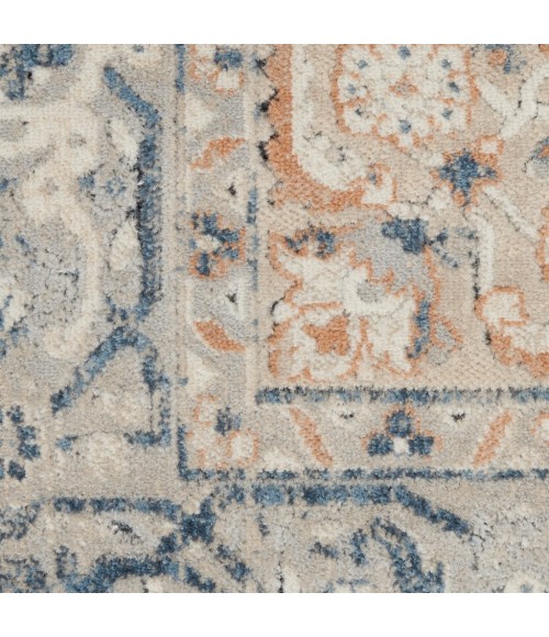 Kathy Ireland Malta Area Rug MAI15-Ivory/Grey