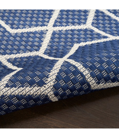 Nourison Horizon Indoor/Outdoor Navy HOZ01 8 ft. X 10 ft. Rect. Rug