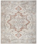 Nourison Astra Machine Washable Area Rug ASW12 Grey/Multi