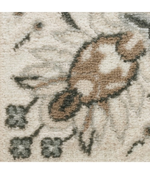 Nourison Serenity Home Ivory Mocha SRH02 8 ft. X Round Rug