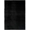 Nourison Home Soft Plush Rabbit Fur SFF01 Black 4 ft. X 6 ft. Area Rug