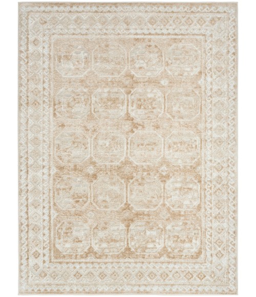 Nourison Dekor Cream Beige DEK01 5 ft. 3 in. X 7 ft. Rect. Rug