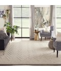 Nourison Interlock Ivory/Grey ITL04 8 ft. X 11 ft. Rect. Rug