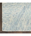 DKNY Pure Angles Ivory Blue ANG01 5 ft. X 7 ft. Rect. Rug