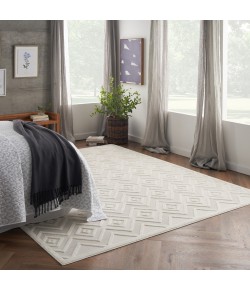 Nourison Versatile - Nrv01 Ivory White Area Rug 8 ft. X 10 ft. Rectangle