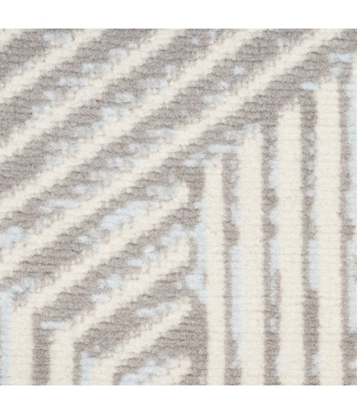 Nourison Grafix Grey GRF39 6 ft. X 9 ft. Rect. Rug