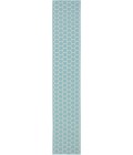 Nourison Reversible Indoor Outdoor Aqua RVB01 2 ft. 2 in. X 12 ft. Rect. Rug