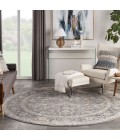 Nourison Lynx Slate Multicolor LNX03 8 ft. X Round Rug