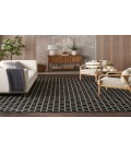 Nourison Reversible Indoor Outdoor Black Rug RVB01 9 ft. X 12 ft. Rectangle - Rugs Town Nourison Reversible Indoor Outdoor Black RVB01 9 ft. X 12 ft. Rectangle Rug