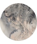 Nourison Maxell Round Area Rug MAE08-Grey