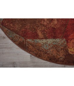 Nourison Somerset - St77 Multicolor Area Rug 5 ft. 6 X Round
