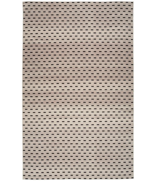 Nourison Nourison Washables Cream Black Rug NWB12 5 ft. 2 in. X 7 ft. Rectangle - Rugs Town Nourison Nourison Washables Cream Black NWB12 5 ft. 2 in. X 7 ft. Rectangle Rug