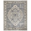 Nourison Quarry Ivory Navy QUA18 8 ft. X 10 ft. Rect. Rug