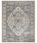 Nourison Quarry Ivory Navy QUA18 8 ft. X 10 ft. Rect. Rug