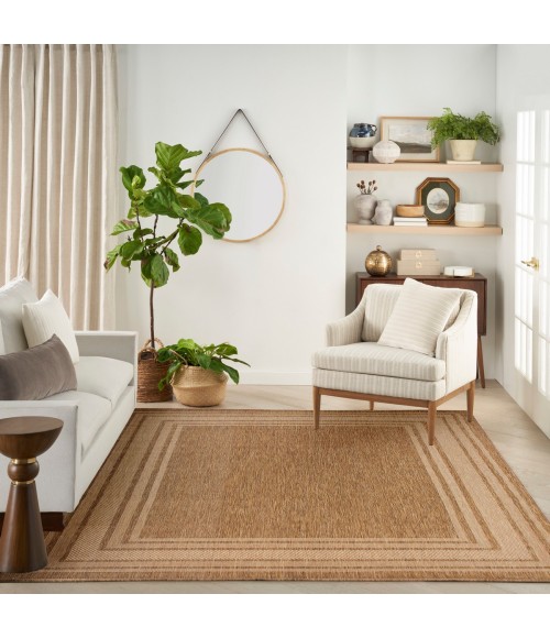 Nourison Horizon Indoor/Outdoor Natural HOZ03 10 ft. X 14 ft. Rect. Rug