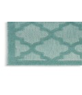 Nourison Easy Care Aqua Teal NES01 2 ft. X 6 ft. Rectangle Rug