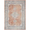 Nicole Curtis Series 4 SR403 Cream Multicolor 4 ft. X 6 ft. Area Rug