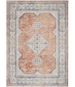 Nicole Curtis Series 4 SR403 Cream Multicolor 4 ft. X 6 ft. Area Rug