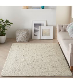 Nourison Vail Ivory Navy VAI05 5 ft. 3 in. X 7 ft. 3 in. Rect. Rug