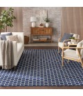 Nourison Reversible Indoor Outdoor Navy RVB01 10 ft. X 14 ft. Rect. Rug