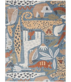Nourison Astra Washables - Asw01 Multicolor Area Rug 5 ft. 3 in. X 7 ft. Rectangle