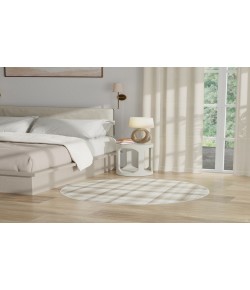 Nourison Home Grafix GRF03 Ivory Beige 5 ft. 3 in. Round Area Rug
