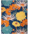 Nourison Allur Area Rug ALR06-Navy Multicolor