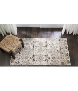 kathy ireland Home Ki34 Silver Screen - Ki341 Grey Slate Area Rug 2 ft. 2 X 3 ft. 9 Rectangle