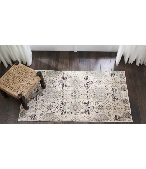 Nourison SILVER SCREEN Area Rug kathy ireland Home Silver Screen Area Rug KI341-Grey/Slate