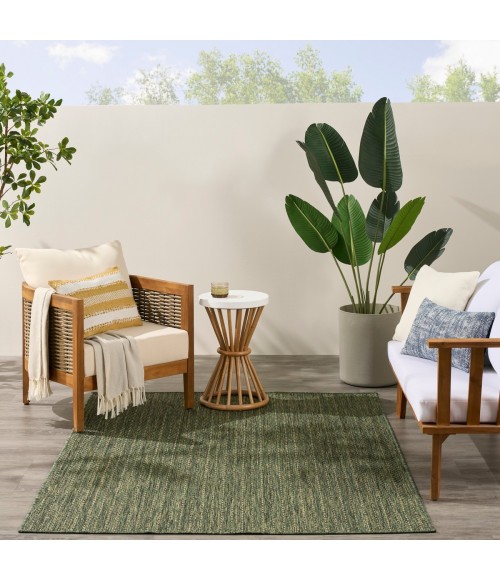 Nourison Horizon Indoor/Outdoor Green Rug HOZ02 5 ft. X 7 ft. Rect. - Rugs Town Nourison Horizon Indoor/Outdoor Green HOZ02 5 ft. X 7 ft. Rect. Rug