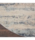 Rustic Textures Area Rug Nourison Rustic Textures Area Rug RUS04 Beige/Grey 7'10" Round