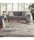Nourison TEXTURED CONTEMPORARY Area Rug Nourison Textured Contemporary Area Rug TEC03-Ivory Blue