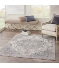 Royal Terrace Area Rug Kathy Ireland Royal Terrace Area Rug KI44 Beige Blue 5'3" x 7'3"
