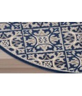 Nourison Aloha Blue ALH34 7’10” Round Rug