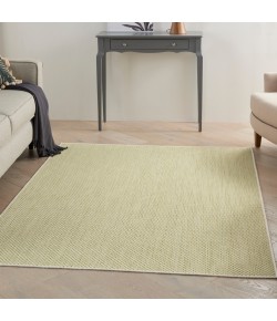 Nourison Courtyard - Cou01 Ivory Green Area Rug 6 ft. X 9 ft. Rectangle